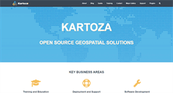 Desktop Screenshot of kartoza.com