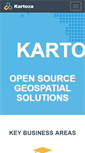 Mobile Screenshot of kartoza.com